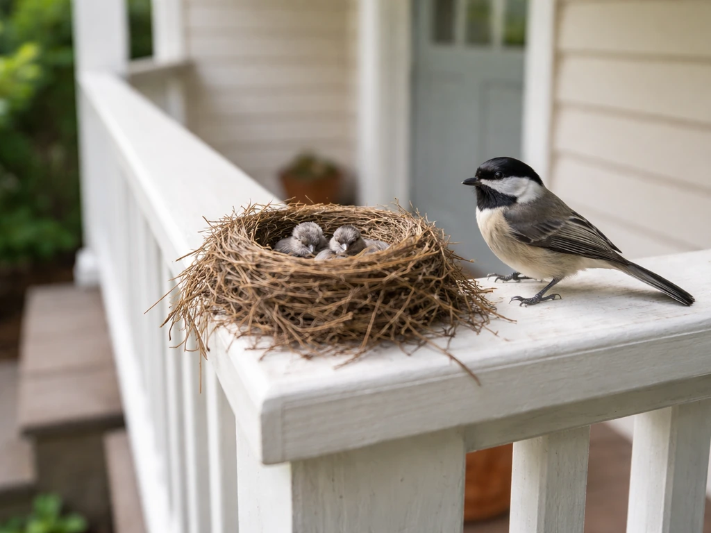When a Bird Builds a Nest on Your Porch: What to Do Today