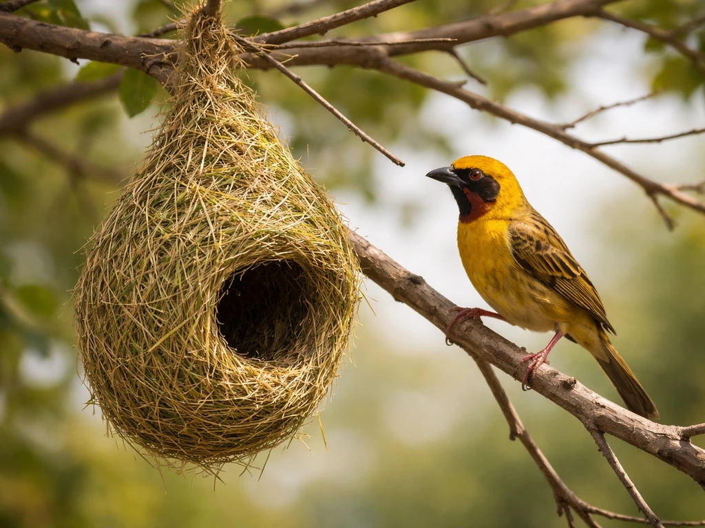 How Does a Weaver Bird Make Its Nest Class 3